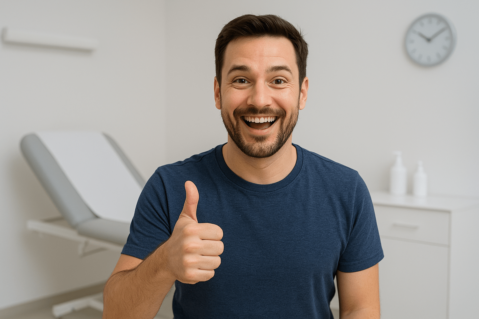 Kota Bekasi - Ilustrasi pria antusias ikuti vasektomi. Foto: AI for Gobekasi.id