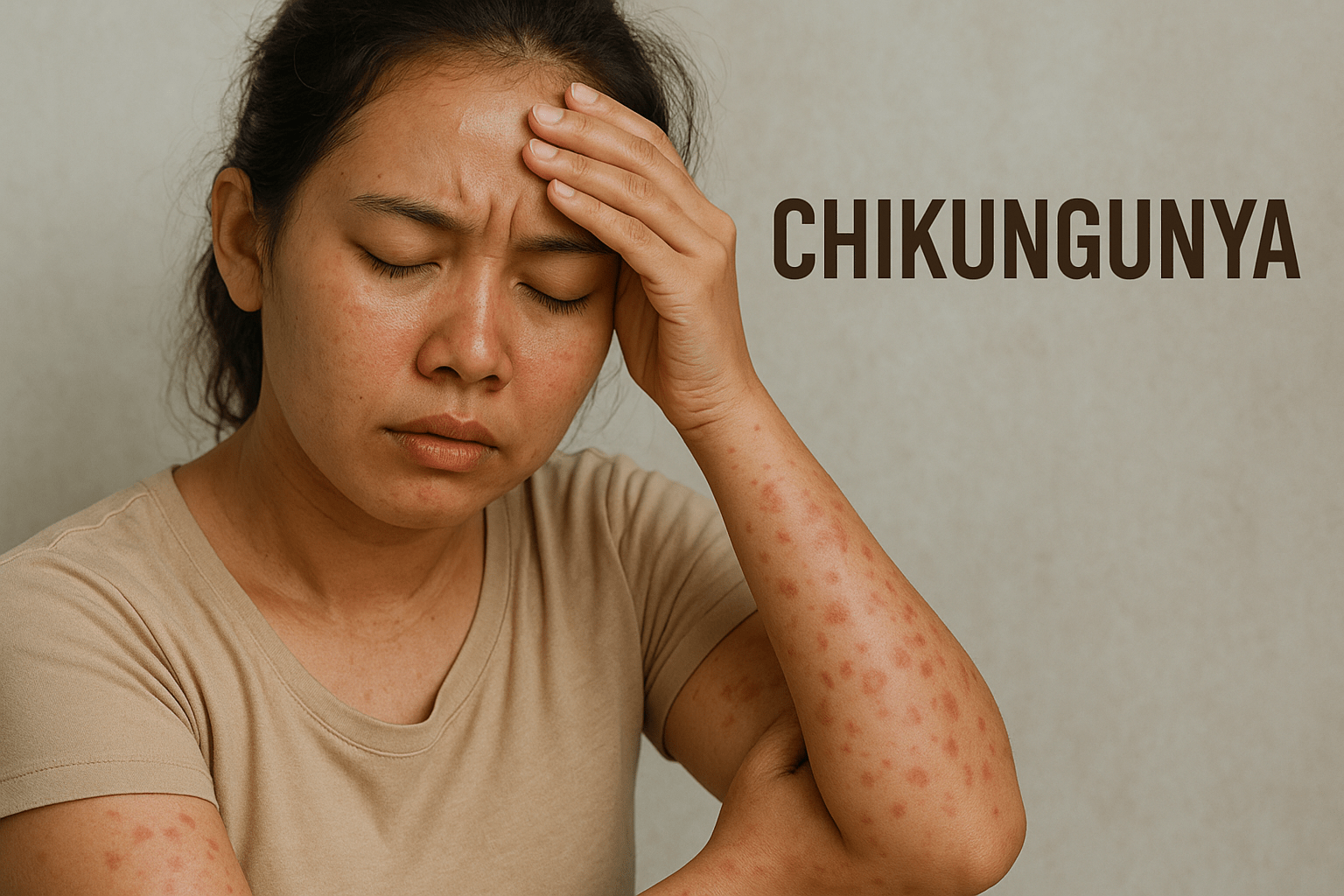 Kota Bekasi - Ilustrasi warga terpapar penyakit Chikungunya. Foto: AI for Gobekasi.id