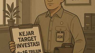 Ilustrasi - Ilustrasi kejar target investasi di Kota Bekasi. Foto: AI for Gobekasi.id