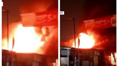 Kabupaten Bekasi - Kebakaran Toko Elektronik di Tambun Utara