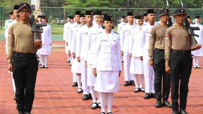 Kabupaten Bekasi - Puluhan Capaska mempersiapkan Hari jadi Kabupaten Bekasi dan HUT RI