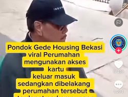 Viral Video Palang Otomatis Tutup Akses Jalan Komplek di Bekasi, Ketua RW 03 Jatirahayu Beri Penjelasan