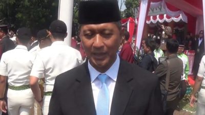 Kota Bekasi - Kepala Lapas Kelas IIA Bulak Kapal, Candran Lestyono usai mengikuti apel HUT RI di Alun-alun M Hasibuan Kota Bekasi, Minggu (17/8/2025). Foto: Septian/Gobekasi.id