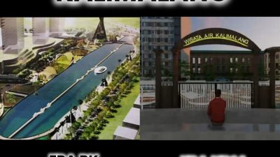 Kota Bekasi - Proyek Wisata Air Kalimalang di Kota Bekasi era RK dan KDM.