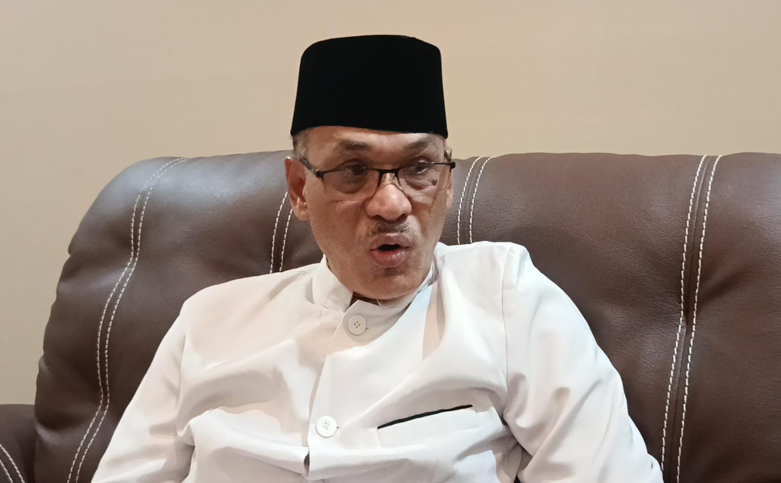 Kota Bekasi - Ketua Majelis Ulama Indonesia (MUI) Kota Bekasi, Saifuddin Siroj. Foto: Septian/Gobekasi.id.
