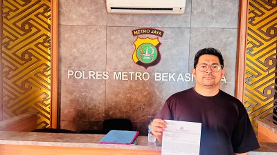 Kota Bekasi - Pimpinan Yayasan Nusa Jaya Depok yang menaungi STIE GICI Bekasi secara resmi melaporkan sejumlah pihak dari SMK KORPRI Kota Bekasi