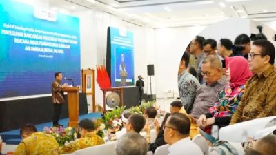 Kabupaten Bekasi - Pelaksana Harian (Plh) Sekda Kabupaten Bekasi, Ida Farida, menghadiri Kick-Off Panitia Antar Kementerian/Non-Kementerian Penyusunan Rancangan Peraturan Presiden tentang RIPKA Jakarta, di Kantor Kementerian PPN/Bappenas, Jakarta, Kamis (28/8/2025). FOTO : DOKPIM PEMKAB BEKASI.