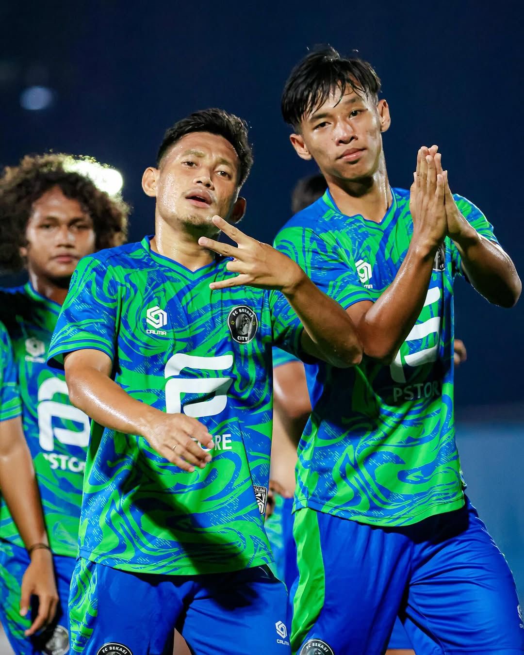 Bekasi - Para punggawa FC Bekasi City.