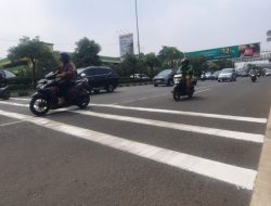 Pemkot Bekasi Pasang Rumble Strip di Empat Titik Rawan Balap Liar