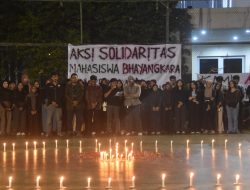 Mahasiswa Ubhara Bekasi Gelar Aksi Lilin untuk Kenang Korban September Hitam 