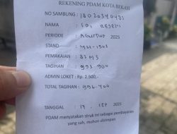 Dikelola Tirta Patriot, Tagihan Air Melonjak 400 Persen