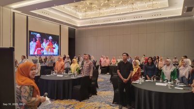 Kota Bekasi - Dinkes Kota Bekasi menggelar Pertemuan Koordinasi Lintas Sektor dalam Penjangkauan Anak Zero Dose di Hotel Fairfield by Marriot, Bekasi Selatan, Jumat (19/9/2025). Foto: Ist/Gobekasi.id.