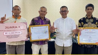 Kabupaten Bekasi - Desa Sukaragam, Kecamatan Serang Baru, berhasil meraih Juara 1 Lomba Program Kampung Iklim (Proklim) Tingkat Kabupaten Bekasi 2025. Foto: Ist/Gobekasi.id.