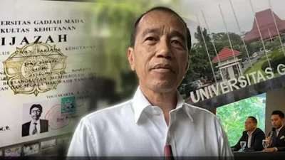 Bekasi - Eks Presiden RI Jokowi dengan skandal ijazah palsu