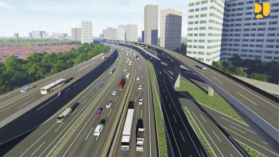 Kota Bekasi - Kementerian Pekerjaan Umum dan Perumahan Rakyat (PUPR) akan memulai pembangunan Jalan Tol Jakarta Outer Ring Road (JORR) Elevated Cikunir-Ulujami untuk mengurangi kemacetan di wilayah DKI Jakarta. Hal tersebut ditandai dengan Penandatanganan Perjanjian Penjaminan dan Perjanjian Regres Jalan Tol JORR Elevated Cikunir-Ulujami di Auditorium Kementerian PUPR, Selasa (17/10/2023). (Dok. Kementerian PUPR)