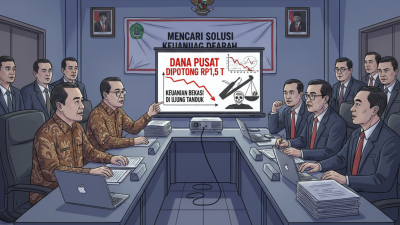 Kabupaten Bekasi - Ilustrasi pebahasan keuangan Kabupaten Bekasi pasca Pemerintah pusat resmi memangkas Transfer ke Daerah (TKD) dalam RAPBN 2026, dari Rp864,1 triliun menjadi Rp650 triliun, alias anjlok 24,8 persen. Foto: Gobekais.id.