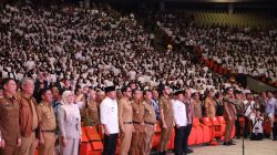 Kota Bekasi - Wakil Wali Kota Bekasi Abdul Harris Bobihoe menghadiri kegiatan Konsolidasi Regional untuk Sukseskan Program Makan Bergizi Gratis (MBG) di Sentul, Bogor. Foto: Ist/Gobekasi.id.
