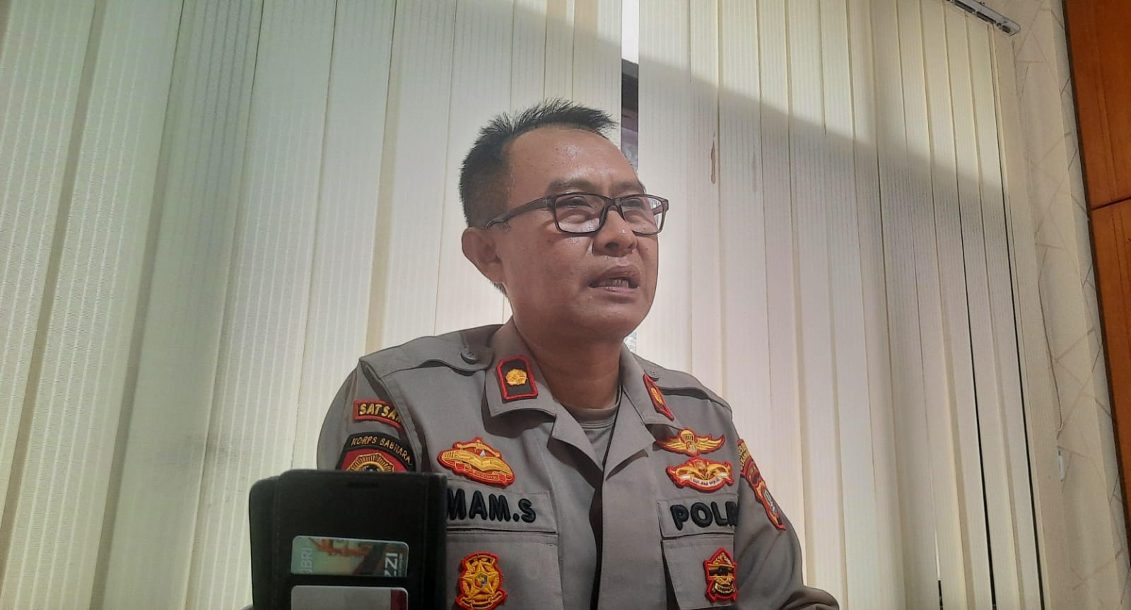 Kota Bekasi - Kapolsek Bekasi Utara Kompol Imam Syafi’i. Foto: Septian/Gobekasi.id.