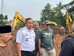 Wali Kota Bekasi Tinjau Pembangunan Polder Air di Bintara: Cegah Banjir Sekaligus Hadirkan Ruang Hijau
