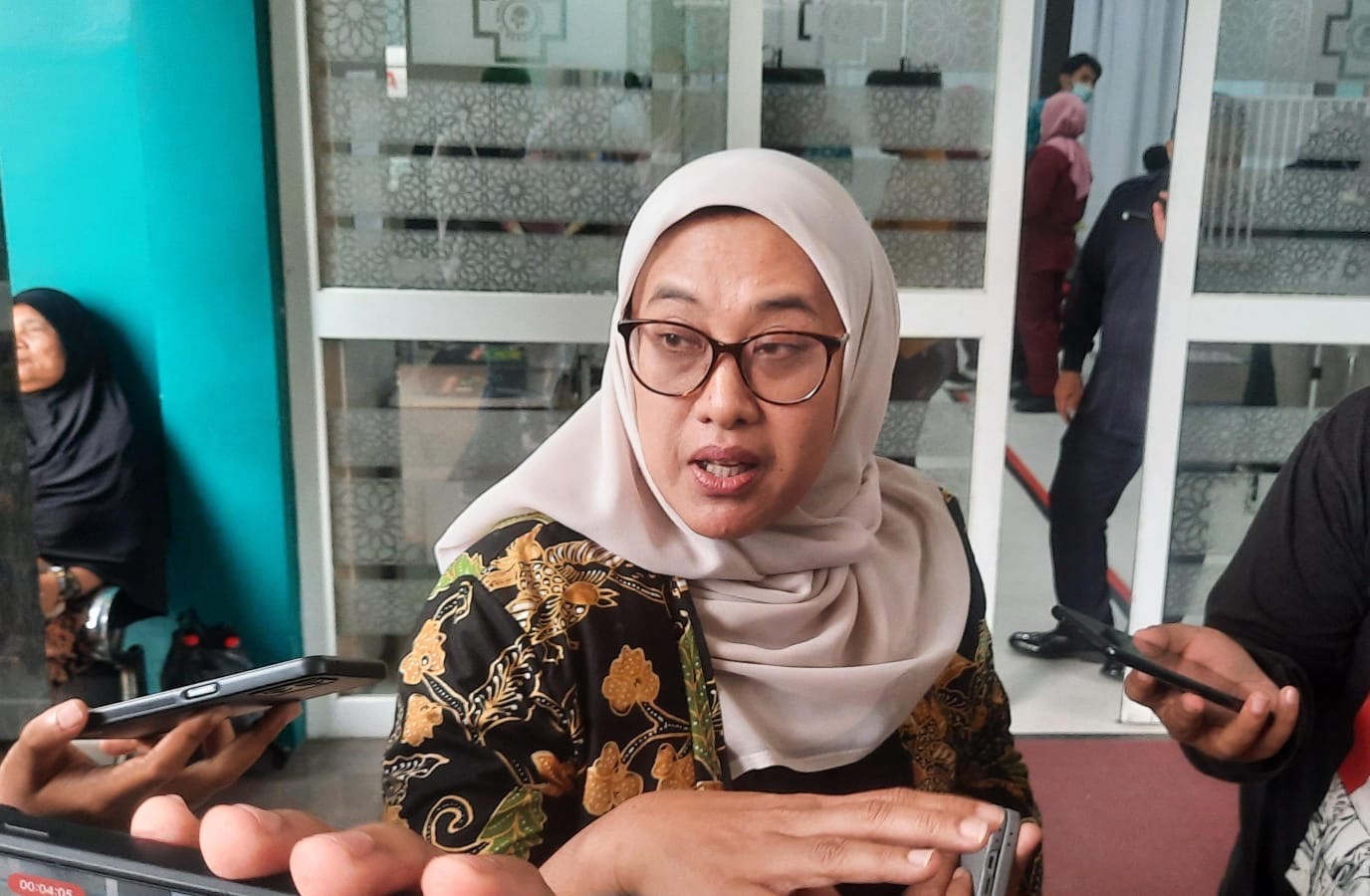 Kota Bekasi - Kepala Dinas Kesehatan Kota Bekasi Satia Sriwijayanti Anggraini. Foto: Septian/Gobekasi.id.