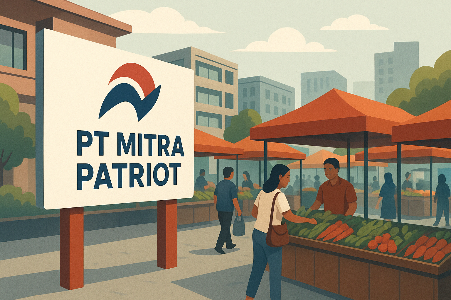 Kota Bekasi - Ilustrasi PT Mitra Patriot mengelola pasar Kota Bekasi. Foto: Gobekasi.id.