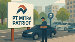 Kota Bekasi - Ilustrasi PT Mitra Patriot Kota Bekasi dalam pengelolaan parkir on street di kawasan Alun-Alun M Hasibuan Kota Bekasi. Foto: Gobekasi.id.