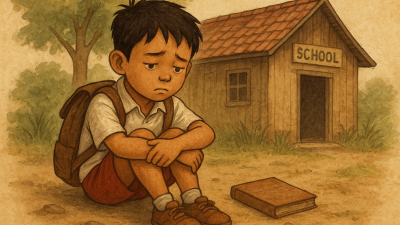 Bekasi - Ilustrasi anak putus sekolah. Foto: Gobekasi.id.