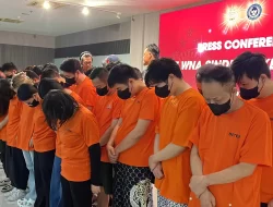 27 WNA Dibekuk, Sindikat Penipuan Daring Dibongkar Polrestro Bekasi Kota