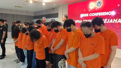 27 WNA Dibekuk, Sindikat Penipuan Daring Dibongkar Polrestro Bekasi Kota