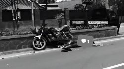 Detik-Detik Pemotor Masuk Kolong Truk di Cikarang Utara, Tewas Seketika