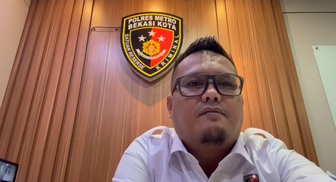Kota Bekasi -Kasat Reskrim Polres Metro Bekasi Kota AKBP Braiel Arnold Rondonuwu. Foto: Ist/Gobekasi.id.