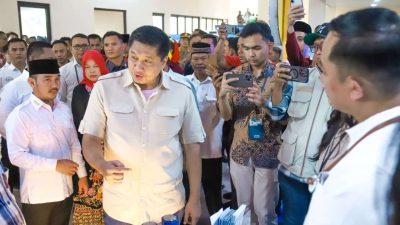 Kabupaten Bekasi -Menteri Perumahan dan Kawasan Permukiman (PKP), Maruarar Sirait, dalam sosialisasi Kredit Program Perumahan dan Fasilitas Likuiditas Pembiayaan Perumahan (FLPP) di Bekasi, Jumat (21/11/2025). Foto: Ist/Gobekasi.id.