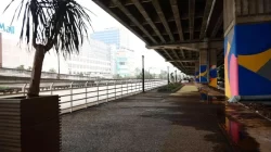 Kota Bekasi - Pedestrian-Wisata Air Kalimalang yang akan diisi dengan cargo kuliner. Foto: Ist