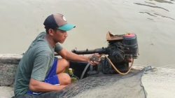 Kabupaten Bekasi - Nelayan di Desa Pantai Bahagia, Kecamatan Muaragembong, Kabupaten Bekasi, mulai mengganti bahan bakar kapal mereka dari Pertalite ke LPG tiga kilogram. Foto: Ist/Gobekasi.id.