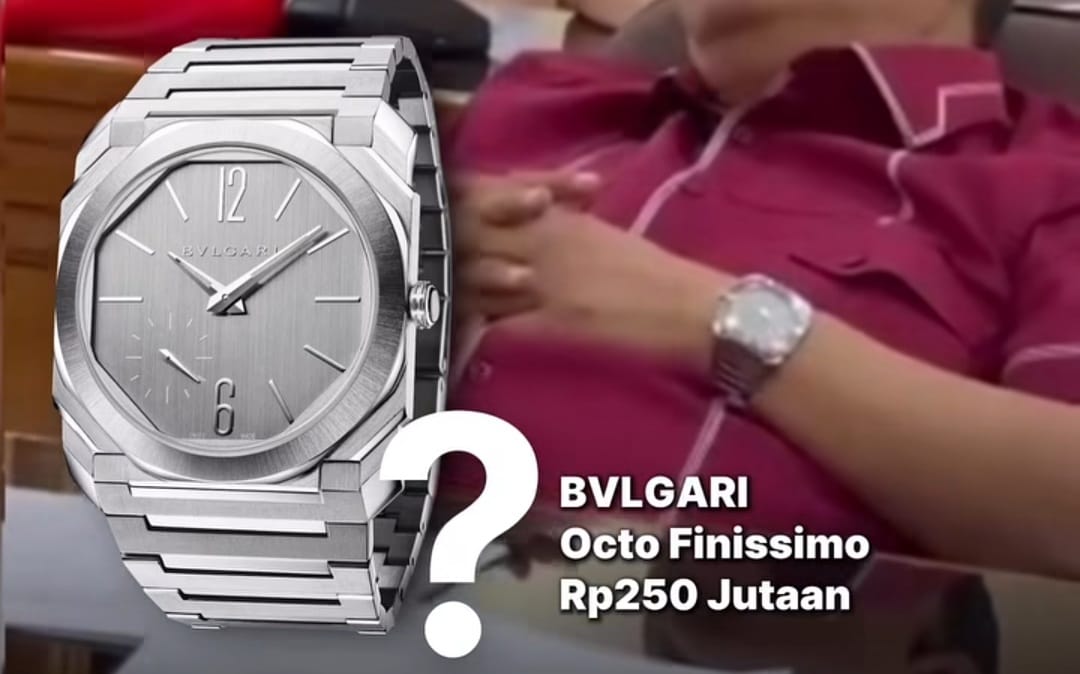 Kota Bekasi - Jam tangan Dirut Perumda Tirta Patriot saat tertidur di rapat jadi sorotan.