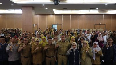Kota Bekasi - Forum Evaluasi Verifikasi Kota Bekasi Sehat 2025 di Aula Nonon Sontanie, Selasa (2/12/2025), yang dihadiri seluruh perangkat daerah. Foto: Ist/Gobekasi.id.