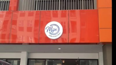 Kota Bekasi - Kedai Coffee dan Nasi Bakar Miju--Kantor PT Miju Dharma Angkasa, pemberi CSR sebesar Rp 36 miliar dalam proyek revitalisasi Wisata Air Kalimalang. Foto: Dok.Miju Coffeee & Nasi Bakar.