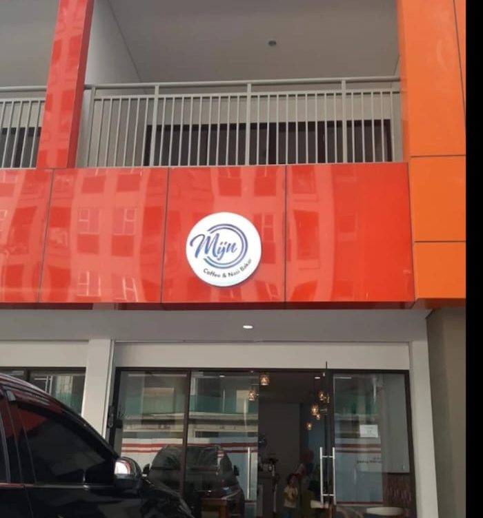 Kota Bekasi - Kedai Coffee dan Nasi Bakar Miju--Kantor PT Miju Dharma Angkasa, pemberi CSR sebesar Rp 36 miliar dalam proyek revitalisasi Wisata Air Kalimalang. Foto: Dok.Miju Coffeee & Nasi Bakar.