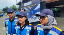 Kota Bekasi - Vice President Corporate Secretary and Legal PT Jasamarga Transjawa Tol, Ria Marlinda Paallo, saat memberikan keterangan arus lalu litntas jelang Natal dan Tahun Baru 2025/2026 di Kantor Jasa Marga, Bekasi Timur, Rabu (17/12/2025). Foto: Septian/Gobekasi.id.