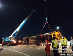 Bus Cahaya Trans Berangkat dari Jatiasih, 16 Penumpang Tewas di Tol Krapyak