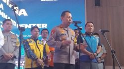 Kota Bekasi - Kapolri Jenderal Listyo Sigit Prabowo di Kantor Jasa Marga Command Center, Jatiasih, Senin (22/12/2025). Foto: Septian/Gobekasi.id.