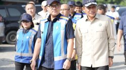 Bandung - PT Jasa Marga (Persero) Tbk menampilkan praktik pengelolaan sampah di rest area kepada Menteri Lingkungan Hidup Hanif Faisol Nurofiq di Travoy Rest Area KM 88B Jalan Tol Cipularang, Kamis (25/12/2025). Foto: Ist/Gobekasi.id.