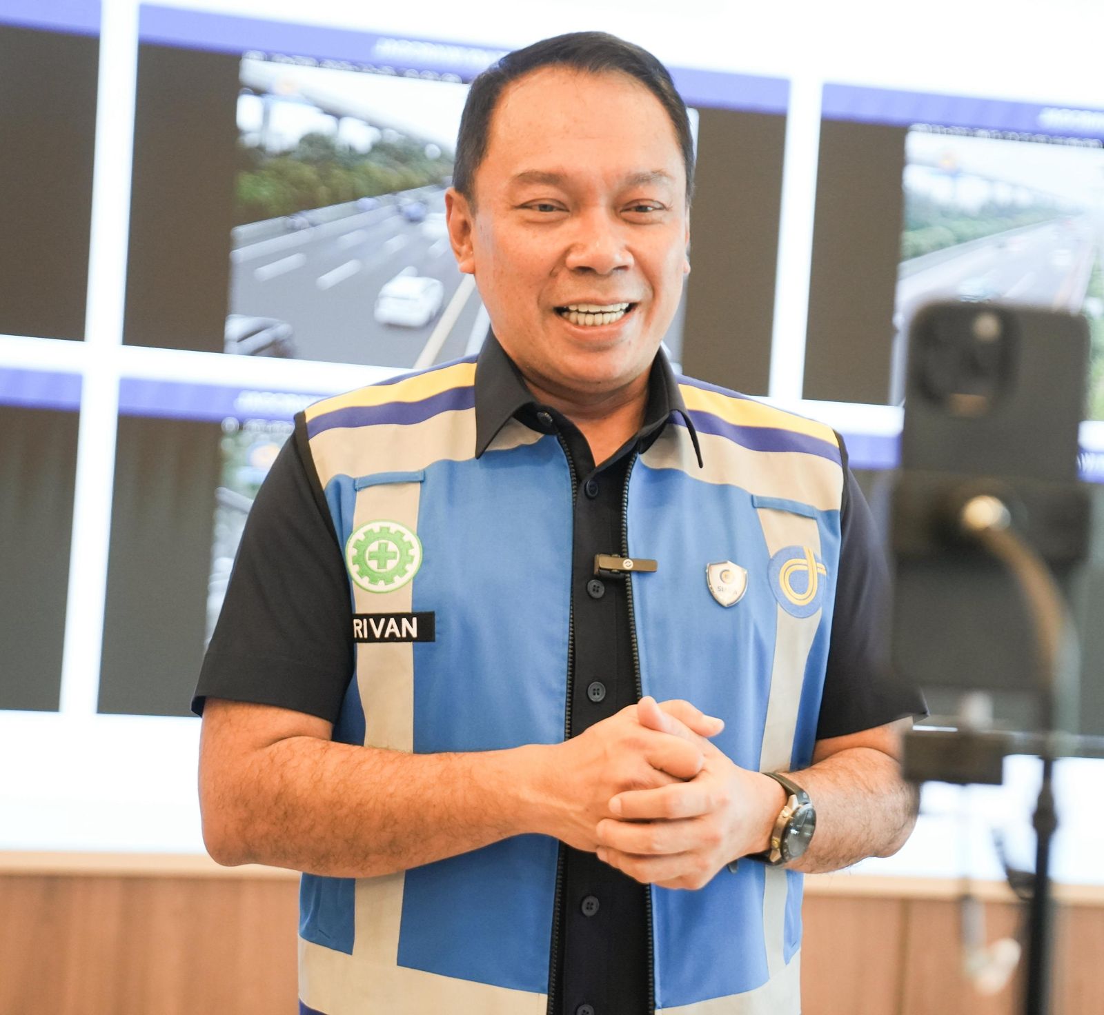 Bekasi - Direktur Utama Jasa Marga Rivan A. Purwantono. Foto: Ist/Gobekasi.id.