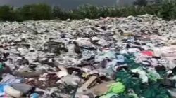 Kabupaten Bekasi - Penampakan TPS liar di Kebalen, Babelan, Kabupaten Bekasi, yang telah ditutup permanen oleh Plt Bupati Bekasi. Foto: Ist/Gobekasi.id.