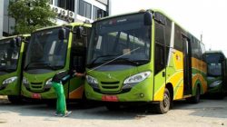 Kota Bekasi - Bus Transpatriot terparkir. Foto: Ist