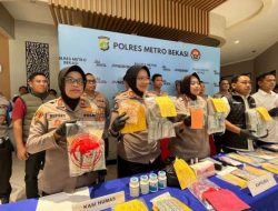 Polres Metro Bekasi Bongkar 18 Kasus Peredaran Obat Keras Selama Januari 2026