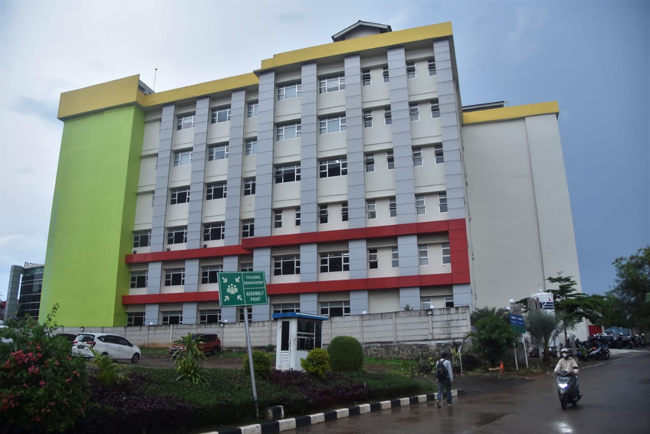 Kota Bekasi - Gedung E RSUD CAM Kota Bekasi. Foto: Septian/Gobekasi.id.