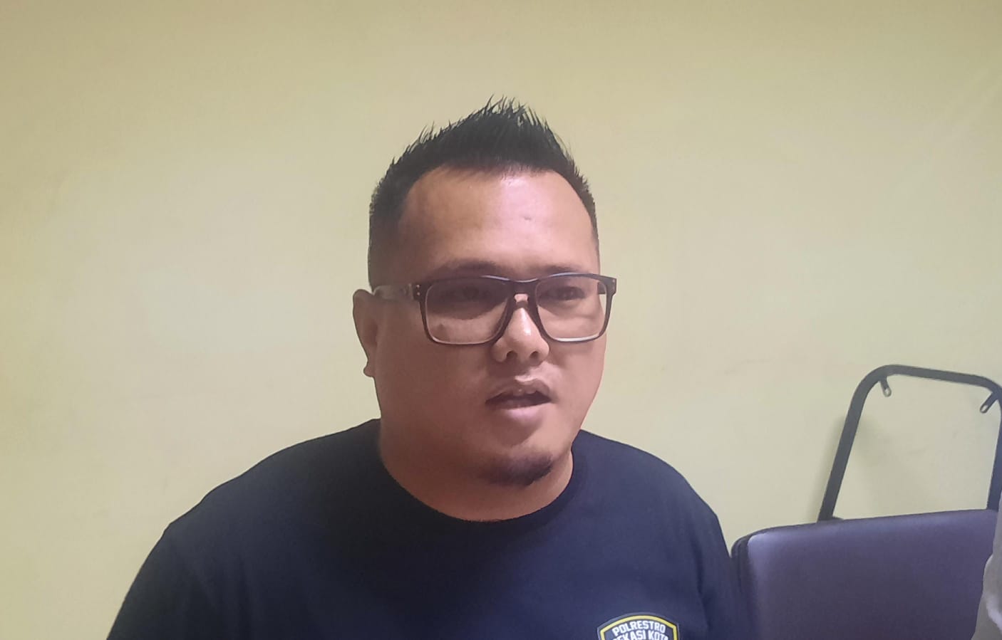 Kota Bekasi - Kasat Reskrim Polres Metro Bekasi Kota AKBP Braiel Arnold Rondonuwu. Foto: Septian/Gobekasi.id.