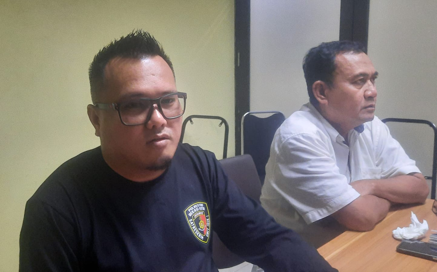 Kota Bekasi - Kasat Reskrim Polres Metro Bekasi Kota AKBP Braiel Arnold Rondonuwu. Foto: Septian/Gobekasi.id.