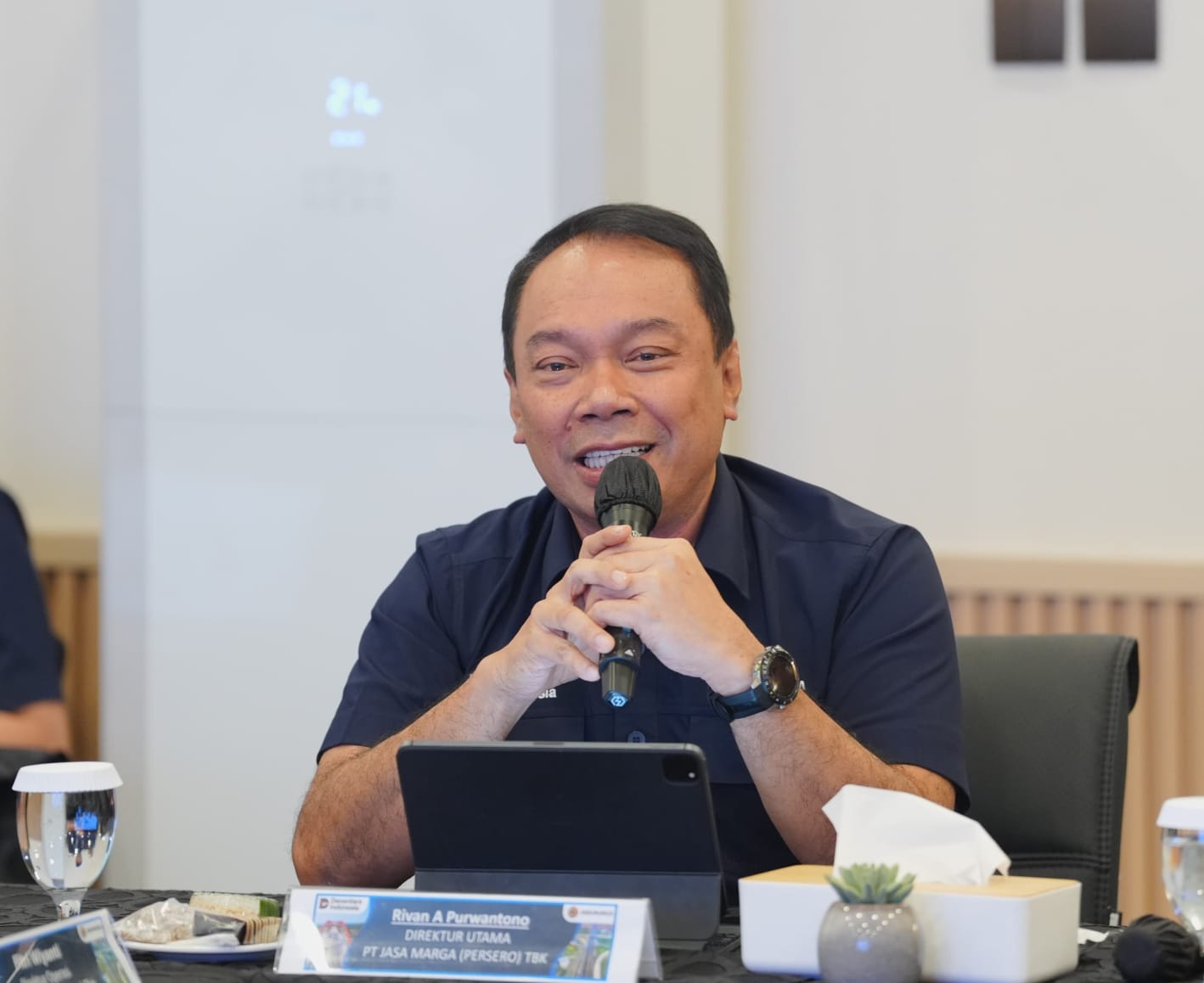 Bekasi - Direktur Utama Jasa Marga, Rivan A. Purwantono.